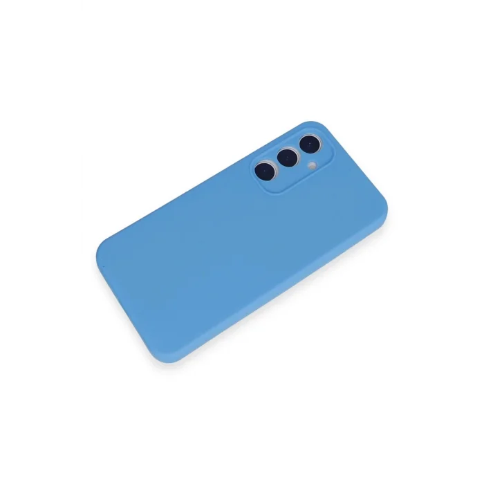 Samsung Galaxy A35 5G Kılıf Nano içi Kadife Silikon - Mavi-(5796) - EMTHBA4063-5753