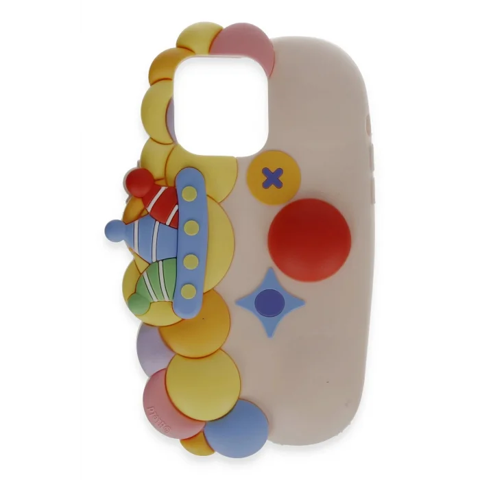 iPhone 15 Pro Kılıf Poky Karakter Silikon Kapak - Desen 7-(5796) - EMTHBA3673-8378