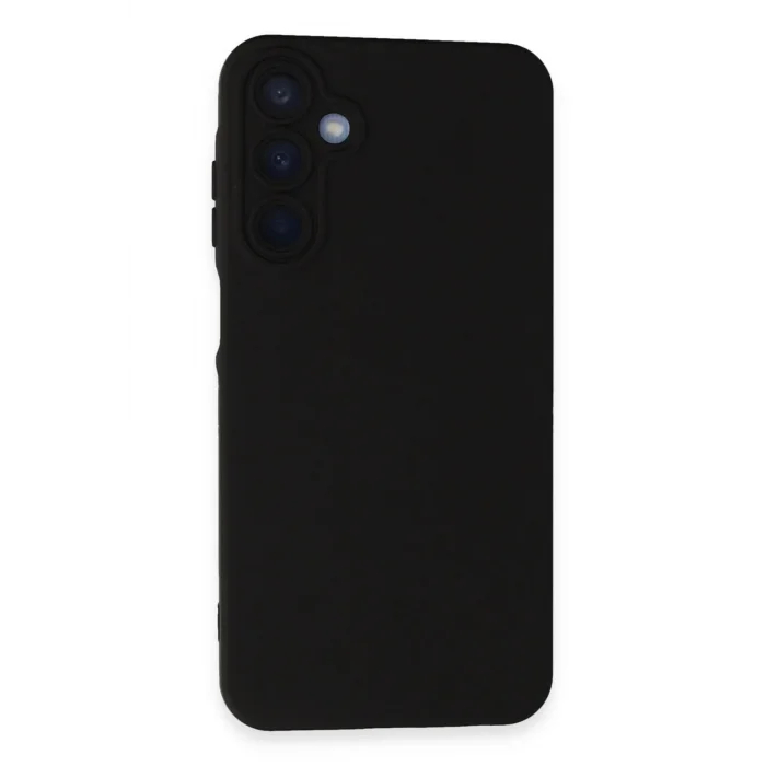 Samsung Galaxy A05S Kılıf Nano içi Kadife Silikon - Siyah-(5796) - EMTHBA1575-9378