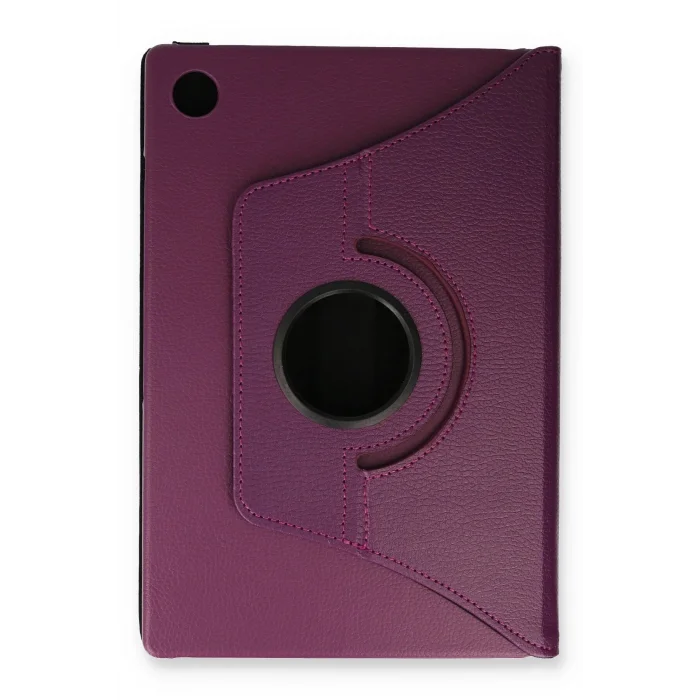 Samsung Galaxy X200 Tab A8 10.5 Kılıf 360 Tablet Deri Kılıf - Mürdüm-(5796) - EMTHBA7528-1630