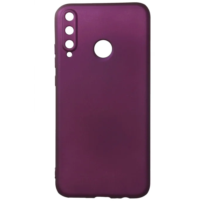 Huawei P40 Lite E Kılıf First Silikon - Mürdüm-(5796) - EMTHBA5213-5756