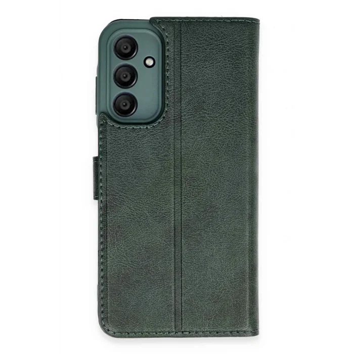 Samsung Galaxy A15 4G Kılıf Trend S Plus Kapaklı Kılıf - Yeşil-(5796) - EMTHBA9160-6876