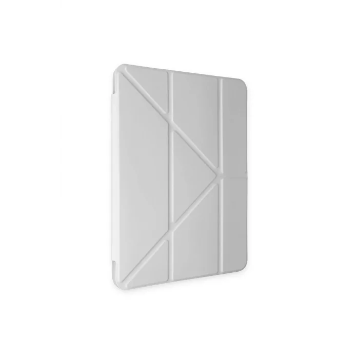 iPad Pro 11 (2024) Kılıf Kalemlikli Mars Tablet Kılıfı - Gri-(5796) - EMTHBA1679-9559