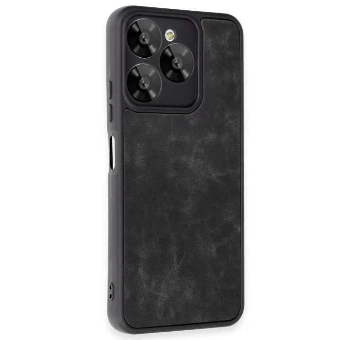 General Mobile Era 30 Kılıf Aras Deri Kapak - Siyah-(5796) - EMTHBA6224-1006