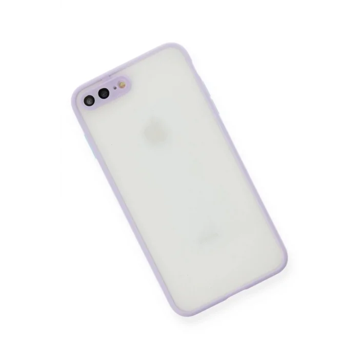 iPhone 7 Plus Kılıf Montreal Silikon Kapak - Mor-(5796) - MEET9014-9665