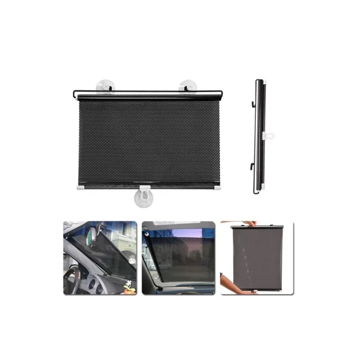 Araba Araç içi Katlanabilir Araç Oto Ön Cam Güneşlik Branda 40x60cm-(5775) - najmaddin2599-94