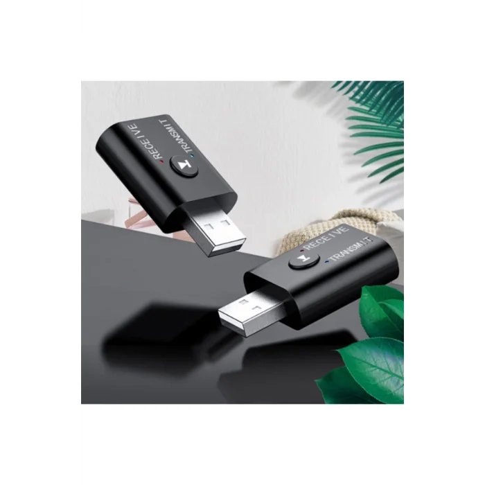 ALLY 2in1 Bluetooth 5.0 Mini USB Adaptör+Fm Transmitter-(1903) - DROPX1120-9748