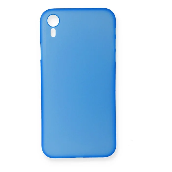 iPhone XR Kılıf PP Ultra İnce Kapak - Mavi-(5796) - EMTHBA2083-2957