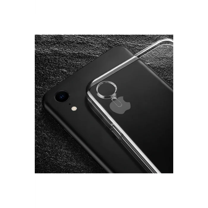 İPhone Xr. 6.1 Kamera Korumalı Ultra Slim Soft Silikon Kılıf-(5775) - MEET9721-1405