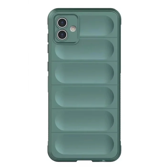 Samsung Galaxy A05 Kılıf Optimum Silikon - Koyu Yeşil-(5796) - TZMG4393-5173