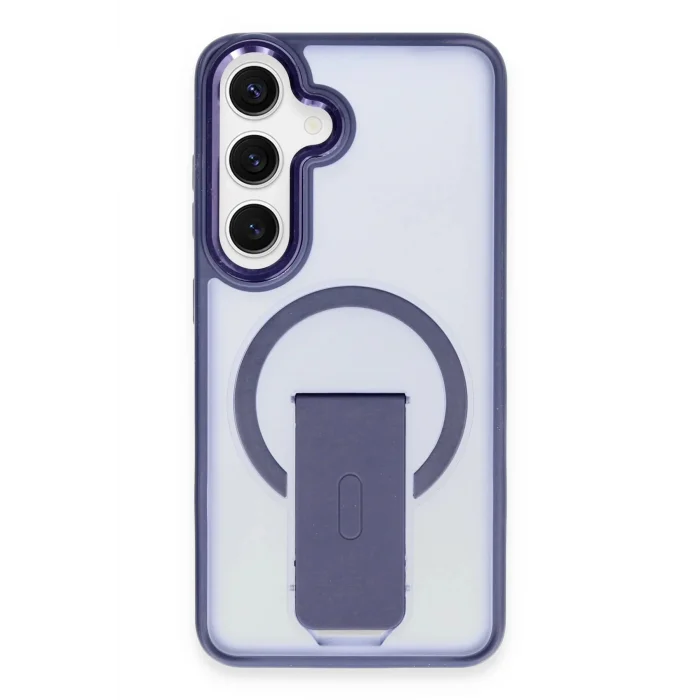 Samsung Galaxy S24 Tork Magsafe Standlı Kapak - Lacivert-(5796) - EMTHBA2139-8880