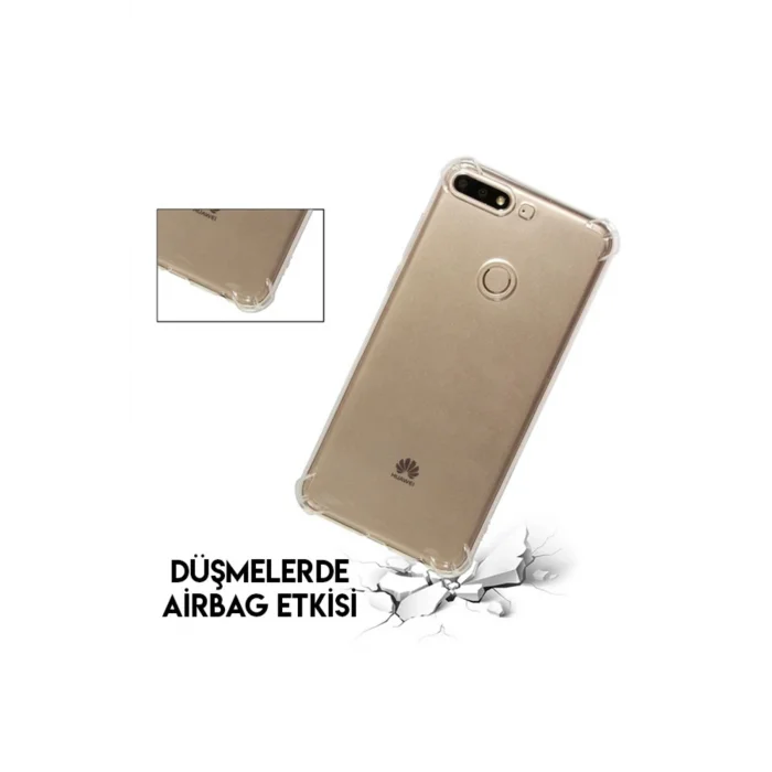 Huawei Y6 2018 Anti-Drop Darbe Emici Silikon Kılıf-(5775) - EMTHBA8418-4059