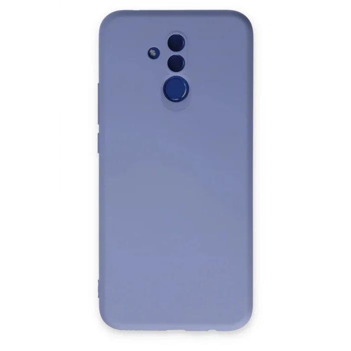 Huawei Mate 20 Lite Kılıf Nano içi Kadife Silikon - Lila-(5796) - EMTHBA8981-9104
