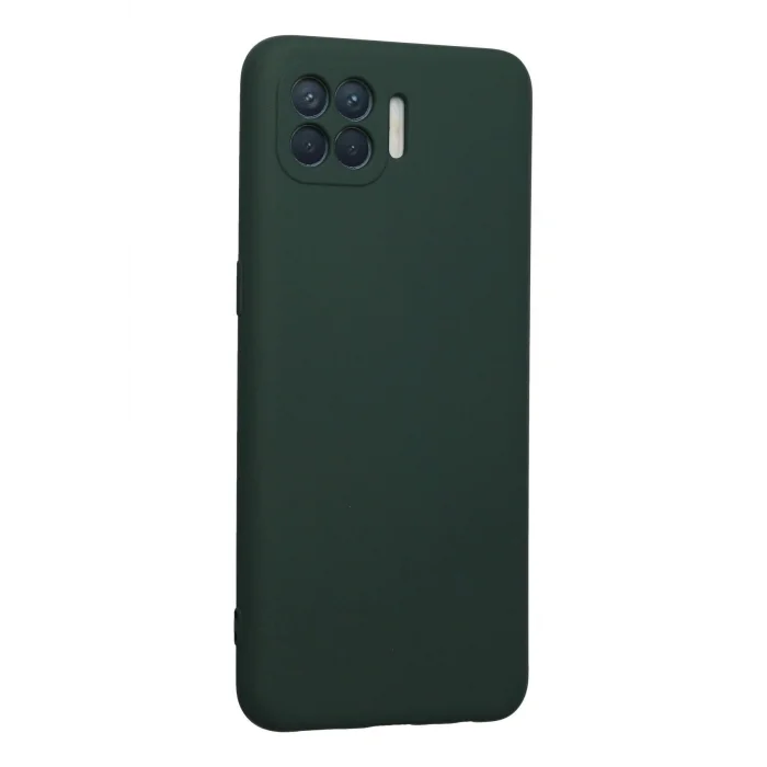 Oppo Reno 4 Lite Kılıf Nano içi Kadife Silikon - Koyu Yeşil-(5796) - EMTHBA3949-4742