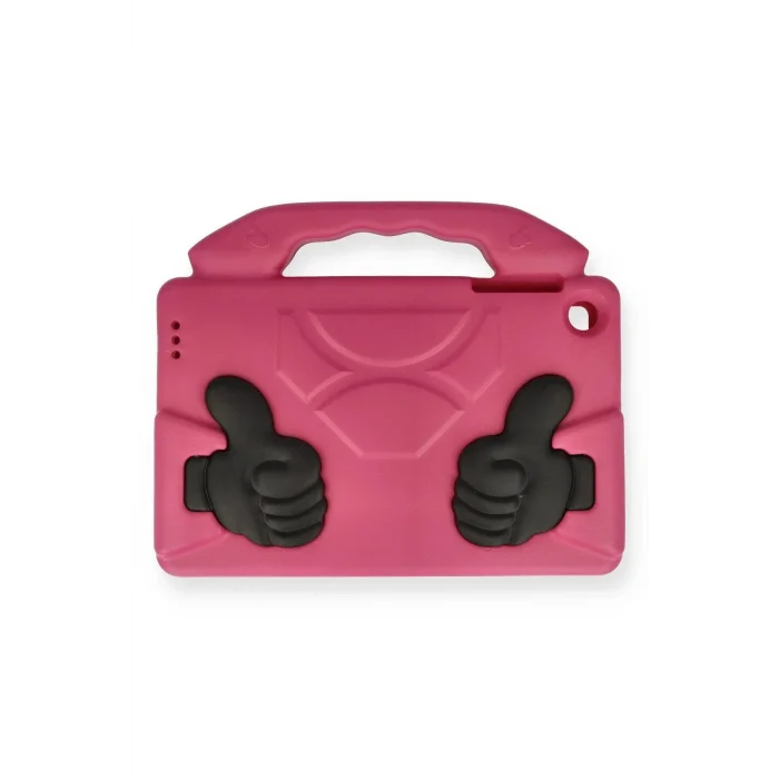 iPad 10.2 (7.nesil) Kılıf Like Stantlı Tablet Silikon - Pembe-(5796) - EMTHBA1853-2542