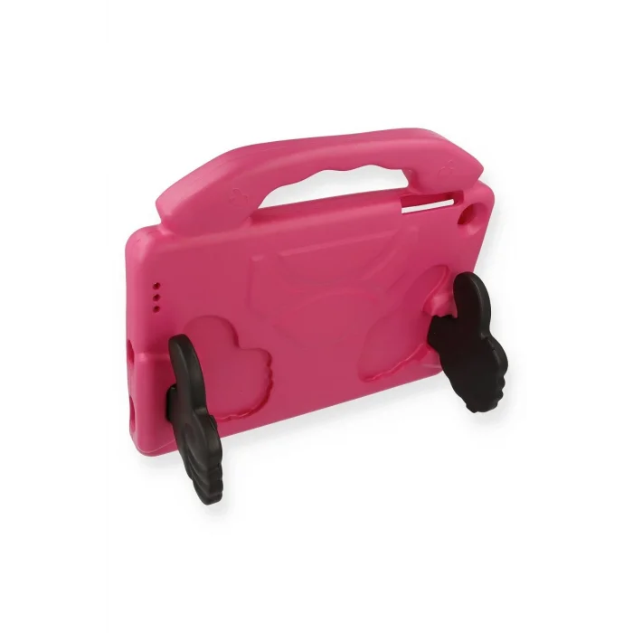 iPad 10.2 (7.nesil) Kılıf Like Stantlı Tablet Silikon - Pembe-(5796) - EMTHBA1853-2542