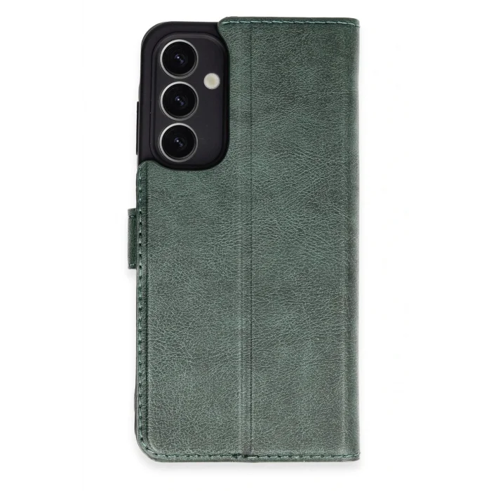 Samsung Galaxy A25 5G Kılıf Trend S Plus Kapaklı Kılıf - Yeşil-(5796) - EMTHBA9501-8188