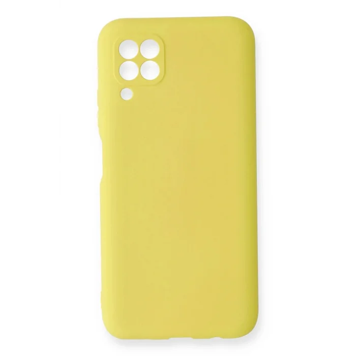 Huawei P40 Lite Kılıf Nano içi Kadife Silikon - Sarı-(5796) - EMTHBA6199-4182