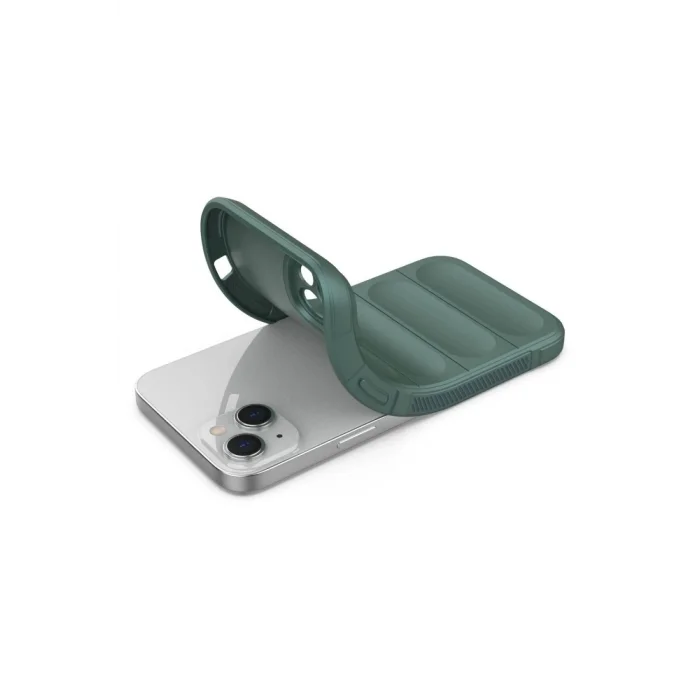 iPhone 16 Plus Kılıf Optimum Silikon - Koyu Yeşil-(5796) - EMTHBA5861-8149