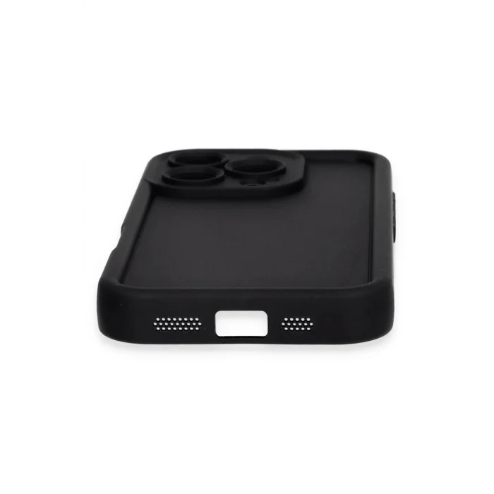 iPhone 16 Pro Max Kılıf Viera Silikon - Siyah-(5796) - EMTHBA6106-9624