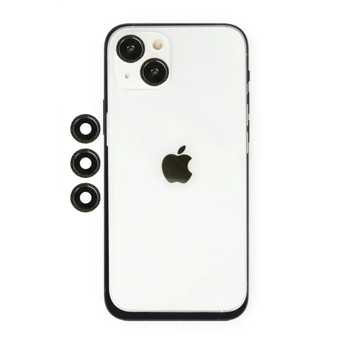 iPhone 14 Shine Kamera Lens - Siyah-(5796) - tygo6710-2086