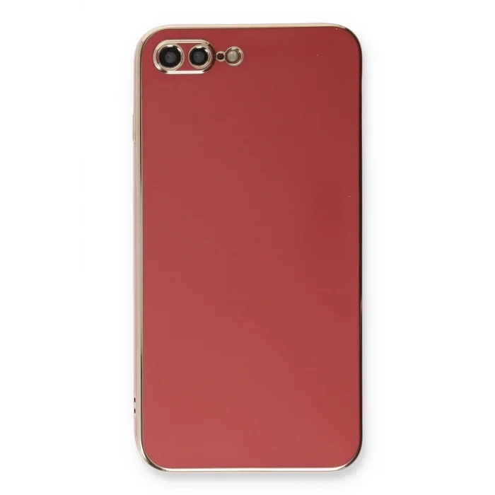 iPhone 7 Plus Kılıf Volet Silikon - Kırmızı-(5796) - EMTHBA3341-7339