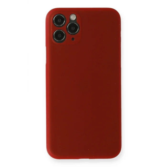 iPhone 11 Pro Max Kılıf PP Ultra İnce Kapak - Kırmızı-(5796) - EMTHBA9442-4154