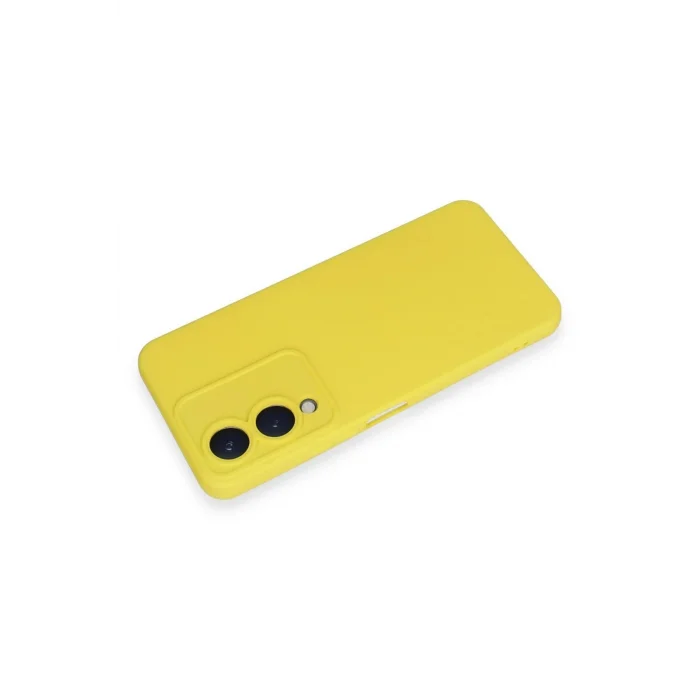 Vivo Y17S Kılıf Nano içi Kadife Silikon - Sarı-(5796) - EMTHBA2087-6977