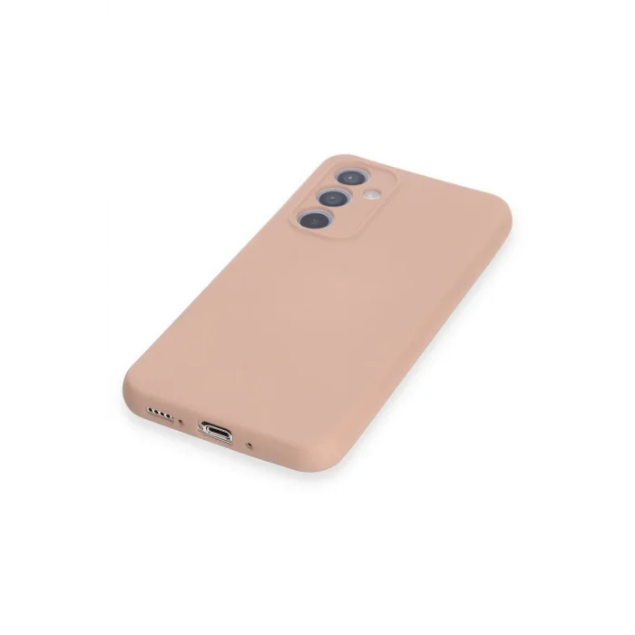 Samsung Galaxy A54 5G Kılıf Nano içi Kadife Silikon - Pudra-(5796) - EMTHBA9344-7302