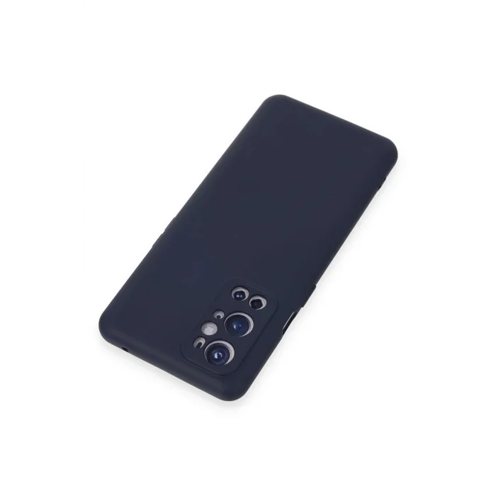 One Plus 9 Pro Kılıf Nano içi Kadife Silikon - Lacivert-(5796) - EMTHBA6437-1616