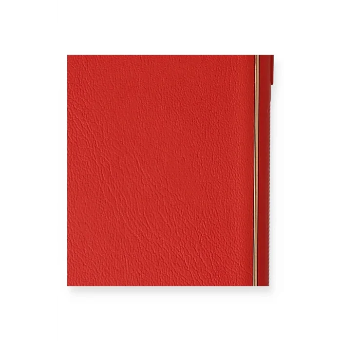 iPhone 7 Kılıf Coco Deri Silikon Kapak - Kırmızı-(5796) - EMTHBA5649-8513