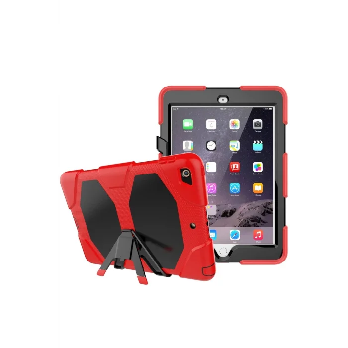 iPad 5 Air 9.7 Kılıf Griffin Tablet Kapak - Kırmızı-(5796) - EMTHBA2338-1779