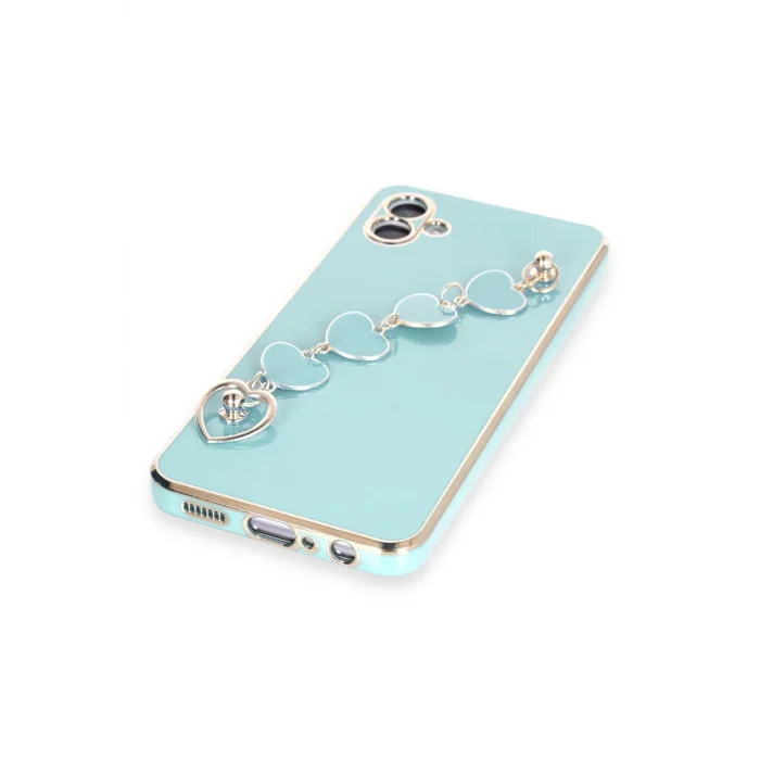 Samsung Galaxy A04 Kılıf Esila Silikon - Su Yeşili-(5796) - EMTHBA9002-5036