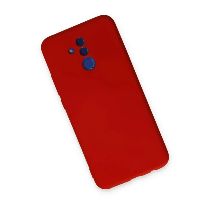Huawei Mate 20 Lite Kılıf Nano içi Kadife Silikon - Kırmızı-(5796) - EMTHBA2487-8971