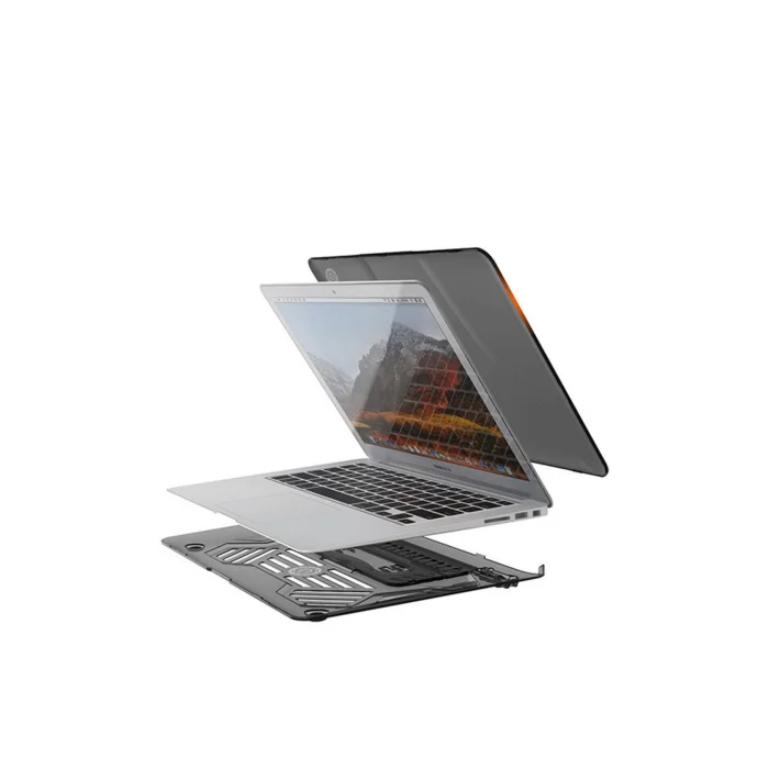 Ally Macbook Air 13A1466/1363 Portatif Alt Üst Kılıf+çanta-(1903) - ARFGH2924-8902
