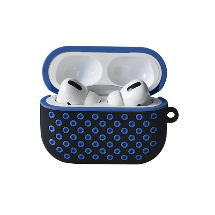 Pro 2 (2.nesil) Spor Delikli Kılıf - Siyah-Mavi-(5796) - EMTHBA6182-6951