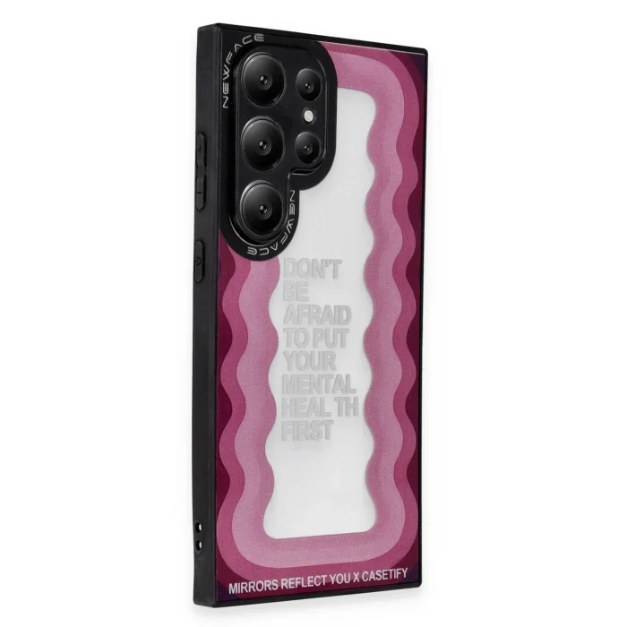 Samsung Galaxy S23 Ultra Kılıf Mirror Desenli Kapak - Mirror - 11-(5796) - EMTHBA3476-5130