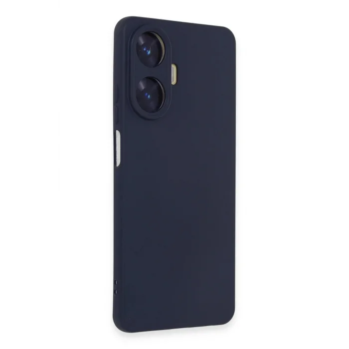 Realme C55 Kılıf Nano içi Kadife Silikon - Mor-(5796) - EMTHBA6583-2251