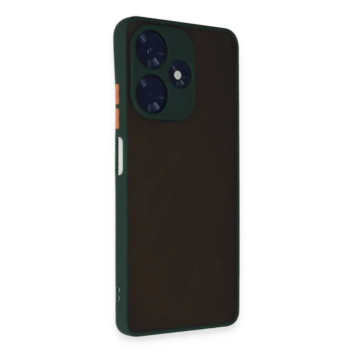 İnfinix Hot 30 4G Kılıf Montreal Silikon Kapak - Yeşil-(5796) - EMTHBA1648-6905