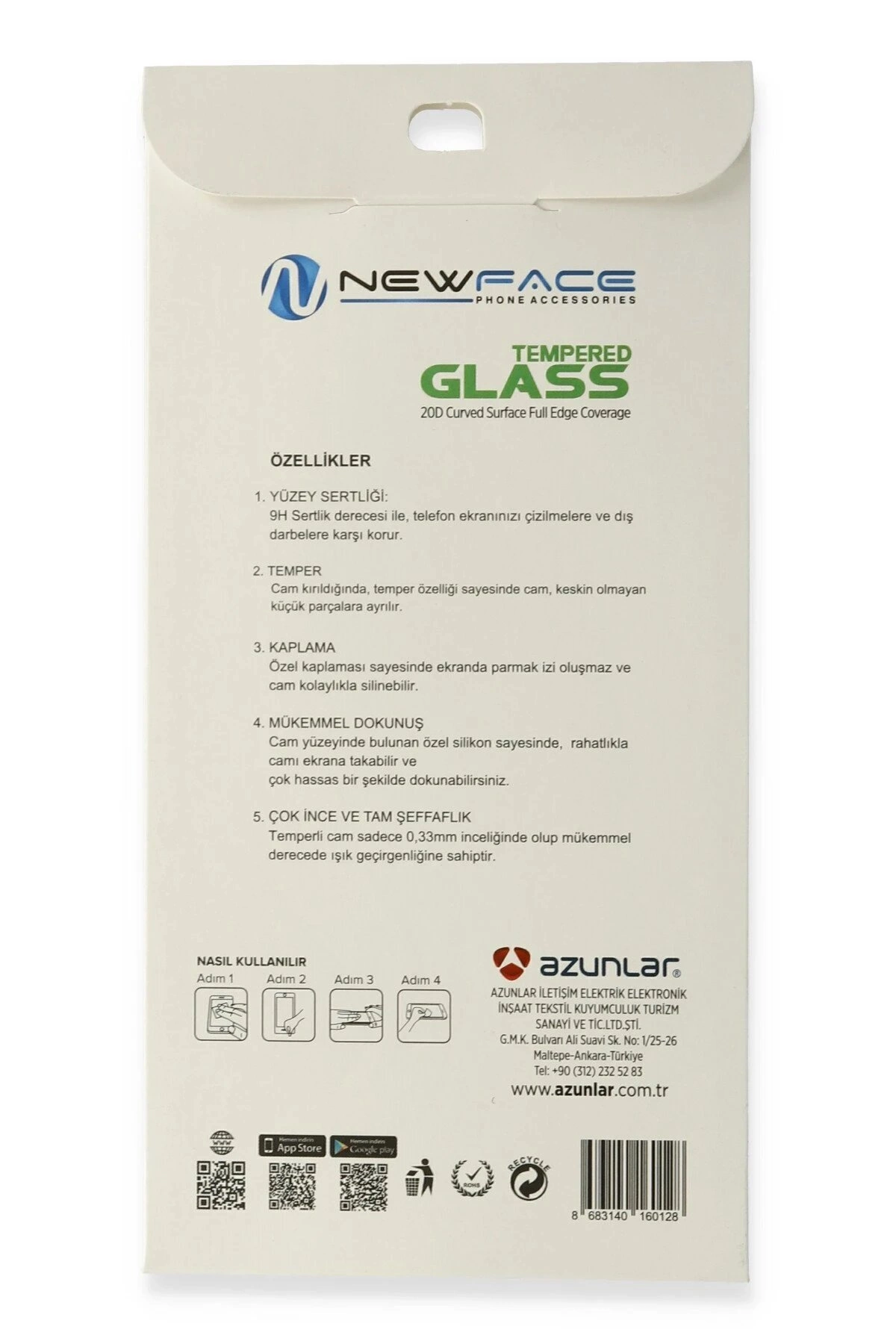 iPhone 6 20D Premium Cam Ekran Koruyucu - Beyaz-(5796) - EMTHBA6569-1613