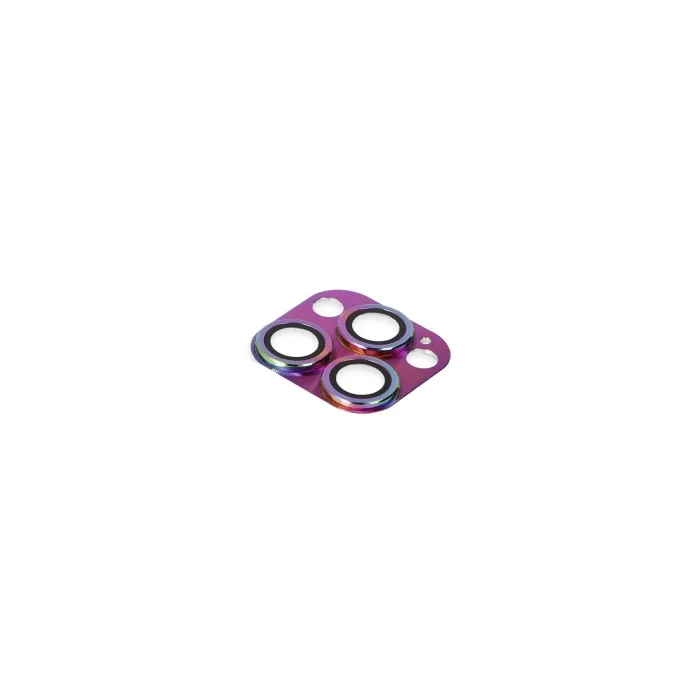 iPhone 13 Pro Max Pers Alüminyum Kamera Lens - Rainbow-(5796) - EMTHBA3089-2734