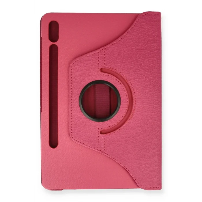 Samsung Galaxy T860 Tab S6 10.5 Kılıf 360 Tablet Deri Kılıf - Pembe-(5796) - EMTHBA3409-4695