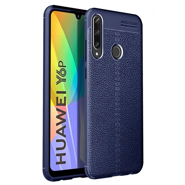 Huawei Y6P Kılıf Auto Focus Kapak - Lacivert-(5796) - EMTHBA2925-8342