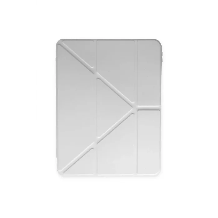 iPad Pro 12.9 (2021) Kılıf Kalemlikli Mars Tablet Kılıfı - Gri-(5796) - EMTHBA2541-4827