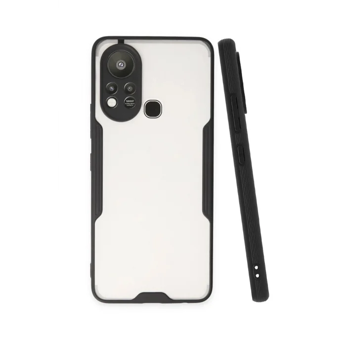 İnfinix Hot 11s Kılıf Platin Silikon - Siyah-(5796) - EMTHBA6217-3568