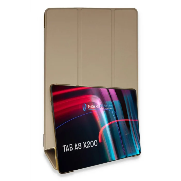 Samsung Galaxy X200 Tab A8 10.5 Kılıf Tablet Smart Kılıf - Gold-(5796) - EMTHBA4187-4879