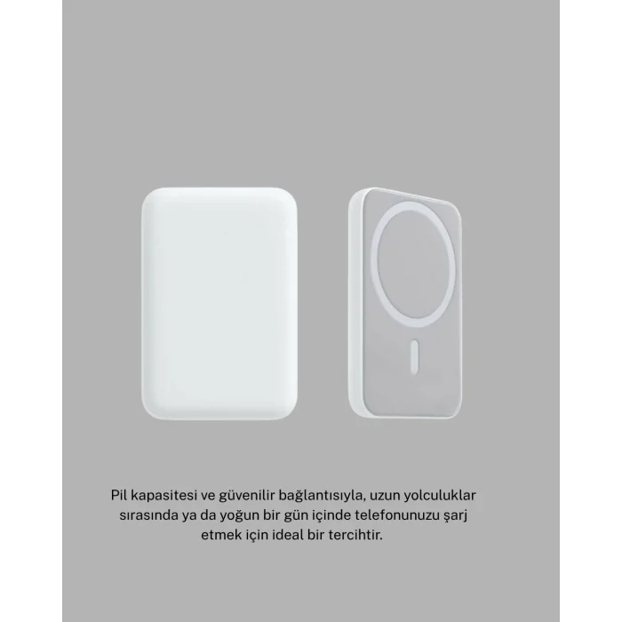 MagSafe Battery Pack – Kablosuz Hızlı Şarj, Kompakt ve Taşınabilir Güç Bankası