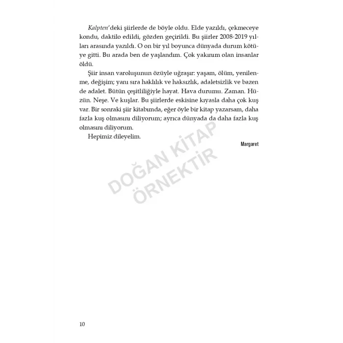 KALPTEN [Nov 26, 2025] Margaret Atwood and Nuray Önoğlu