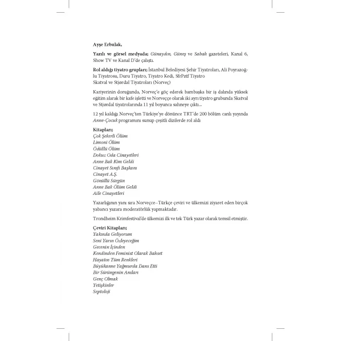 Limoni Ölüm: Dedektif Kadınlar- 2 [Oct 31, 2025] Ayşe ERBULAK and Demet Çaltepe