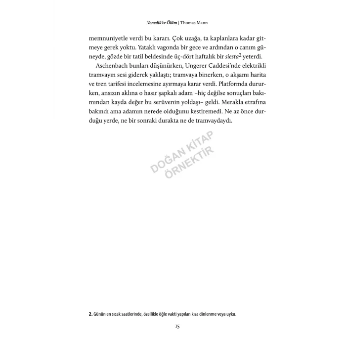 VENEDİKTE ÖLÜM [Jan 07, 2026] Thomas Mann